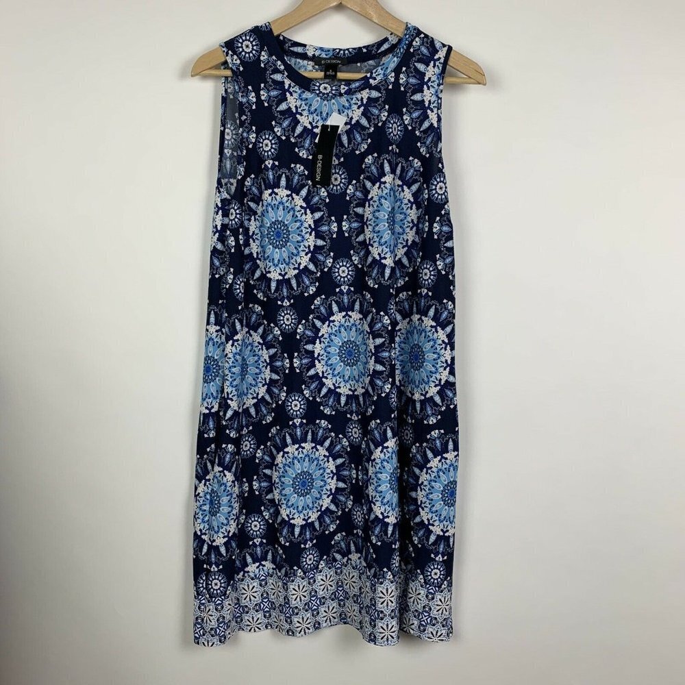 B Design PRINTED SHEATH DRESS - Picture 2 of 7